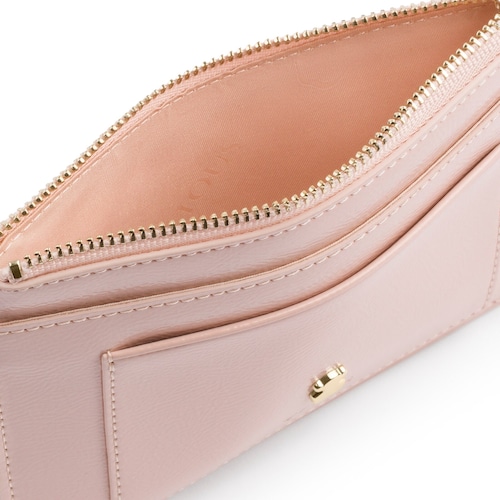 Cartera plana Dorp antique rosa