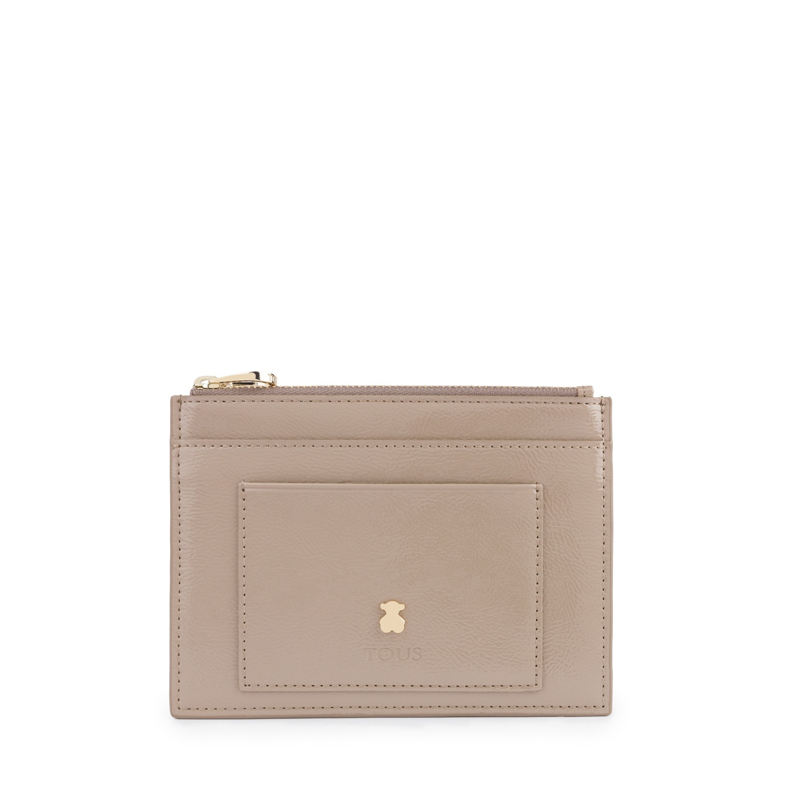 Flat taupe Dorp toilet bag